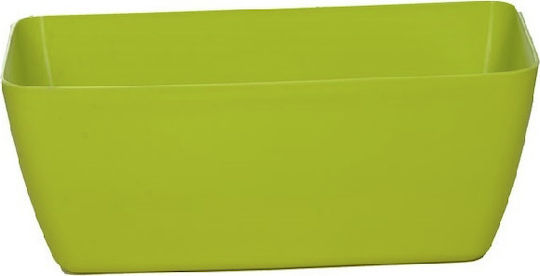 Miltoplast Naxos Кутия за саксии Пластмаса Зелен 30x12x10см.