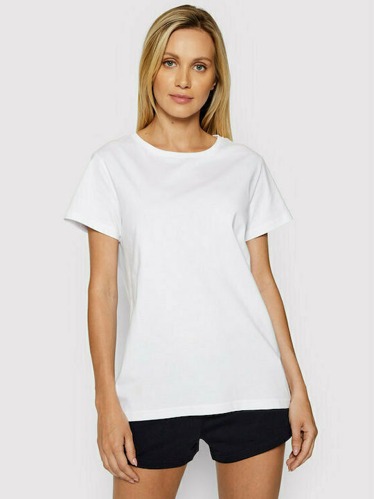 4F Damen Sport T-Shirt Weiß