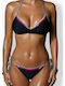 AT1233 Set Bikini Triangle Brazil Black