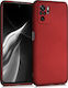 KWmobile Back Cover Σιλικόνης Metallic Dark Red...