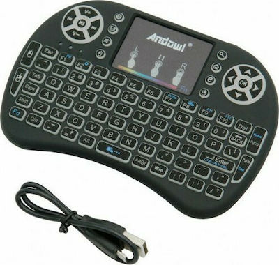 Andowl QY-K07 Wireless Keyboard with Touchpad English US