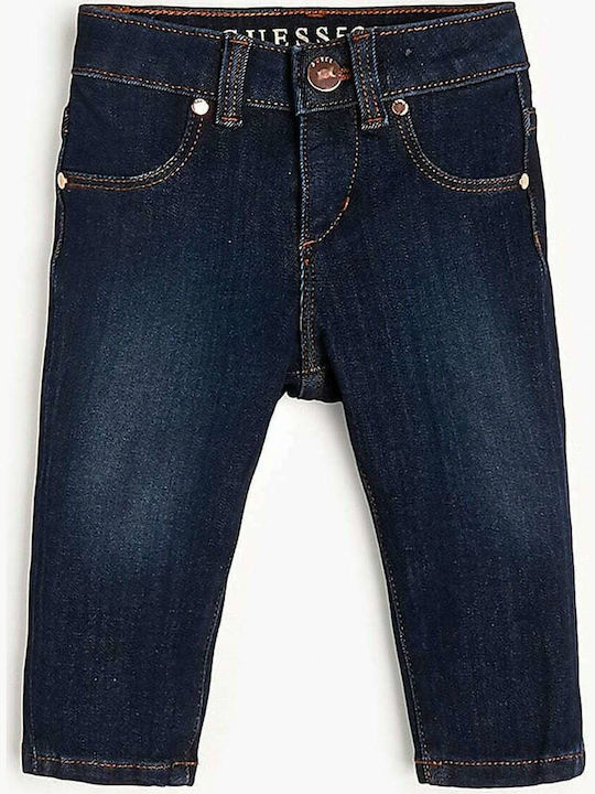 Guess Kids Denim Trousers Navy Blue