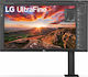 LG UltraFine Ergo 27UN880-B IPS HDR Monitor 27" 4K 3840x2160 με Χρόνο Απόκρισης 5ms GTG