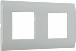 Aca Modys Schalterrahmen 2-fach Horizontale Mon...