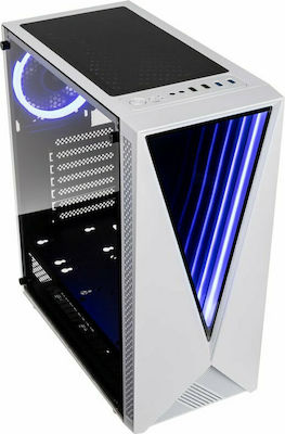 Kolink Void Gaming Midi-Turm Computergehäuse mit RGB-Beleuchtung Weiß