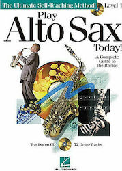 Hal Leonard Play Alto Sax Today! Learning Method for Wind Instruments Level 1 + CD