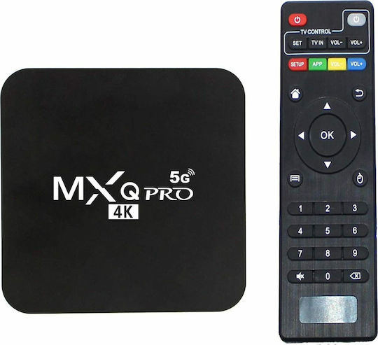 TV Box MXQ Pro 4K 5G RK3228A 4K UHD with WiFi USB 2.0 8GB RAM and 128GB Storage Space with Operating System Android 11.1