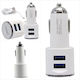 Andowl Φορτιστής Αυτοκινήτου 2.4A με Θύρες: 2xUSB