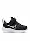 Nike Kids Sports Shoes Running Downshifter 11 Tdv Black / White