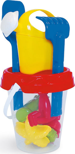 Adriatic Beach Bucket Set with Accessories Transparent 9pcs