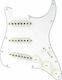 Seymour Duncan Pickguard für E-Gitarre Stratocaster Yngwie Loaded Pickguard Weiß