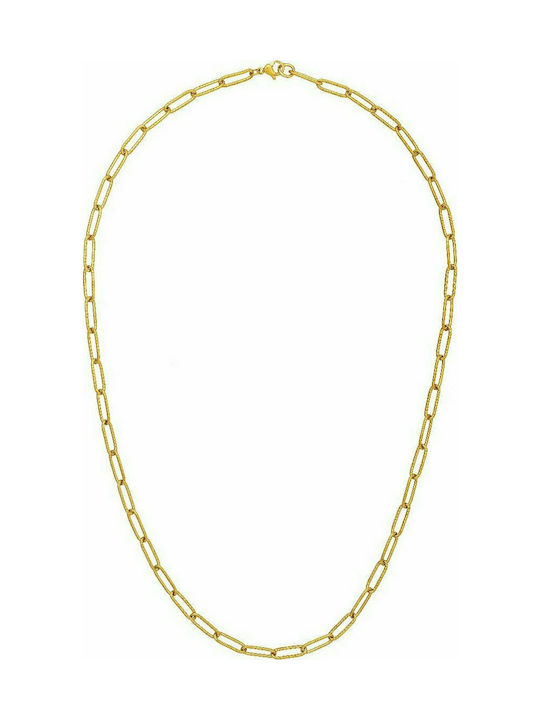 Excite-Fashion Women's Gold Plated Steel Chain Hypoallergenic Yellow