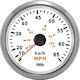 Eval Boat Mileometer Boat Speedometer 55Mph Black