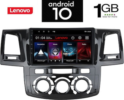Lenovo Car-Audiosystem für Toyota Hilux 2005-2016 mit A/C (Bluetooth/USB/AUX/WiFi/GPS) mit Touchscreen 9" IQ-AN X5965_GPS