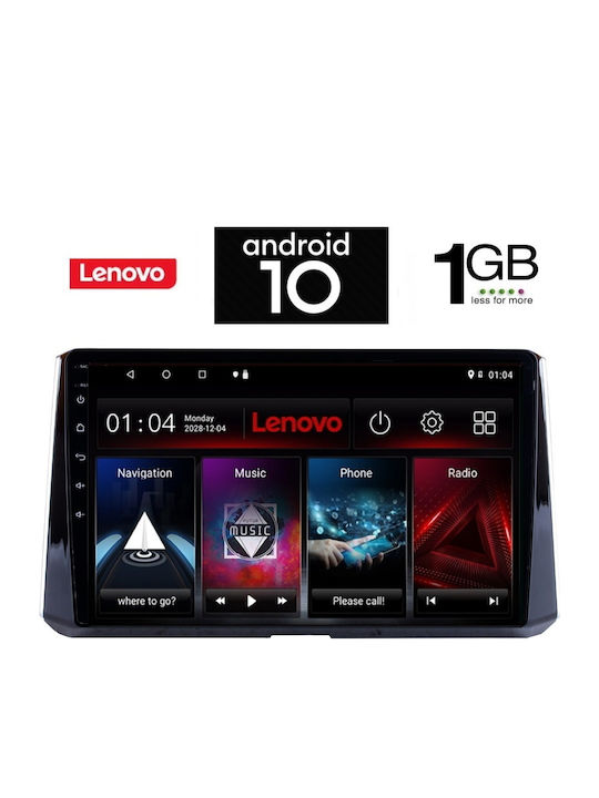 Lenovo Car Audio System for Toyota Corolla 2019> (Bluetooth/USB/AUX/WiFi/GPS/CD) with Touch Screen 10.1" IQ-AN X5958_GPS