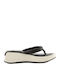 Maeryn Women's Platform Flip Flops Black