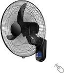 Evivak Ventilator de perete 60W Diametru 45cm cu telecomandă