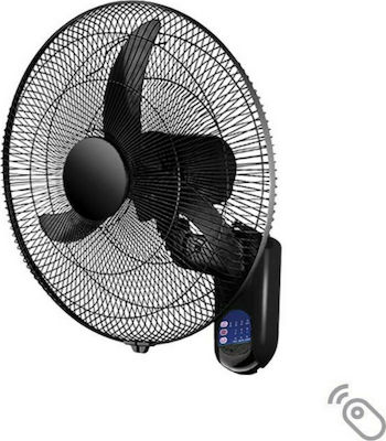 Evivak Ventilator de perete 60W Diametru 45cm cu telecomandă