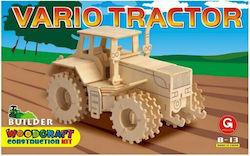 Anelixi Wooden Construction Toy Wooden Assembly Construction: Tractor for 8+ years