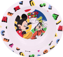 Stor Baby Food Plate Mickey Mouse made of Plastic Multicolour