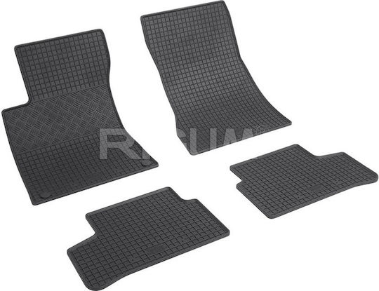 Rigum Σετ Μπροστινά και Πίσω Πατάκια 4τμχ για Mercedes-Benz A Class / B Class Μαύρα