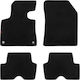 Lampa Set of Front and Rear Mats 4pcs for Citroen SpaceTourer 2016+ Black