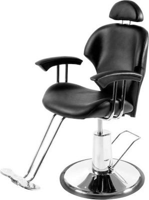 Hoppline Barber Chair with Adjustable Height Black