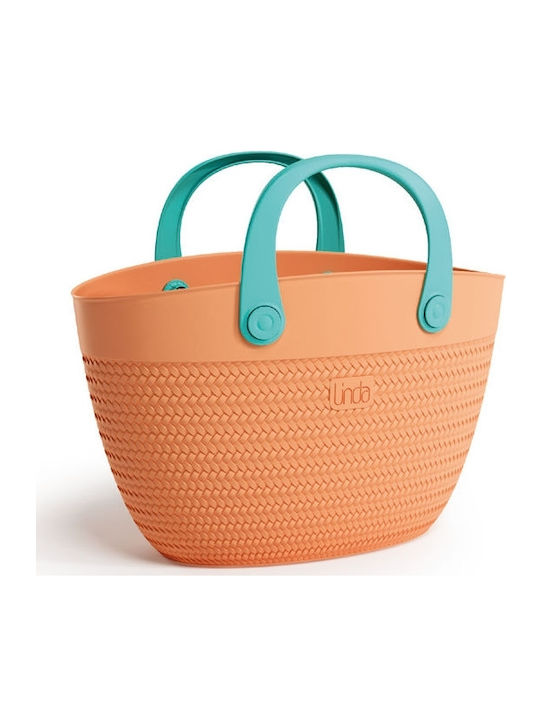 Adriatic Πλαστική Τσάντα Θαλάσσης Αδιάβροχη Πορτοκαλί