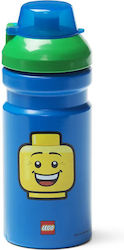 Lego Sticlă pentru Copii Plastic Albastru 390ml