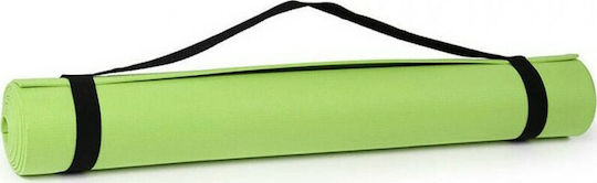 SMJ Sport Στρώμα Γυμναστικής Pilates Πράσινο Yoga Mat Eva (173x61x0.3cm)