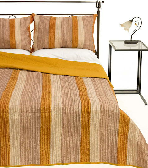 Silk Fashion 6329 Module Cuvertură Single Bumbac Aur 160x220cm 2buc
