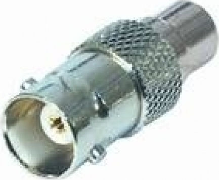 Anga Μετατροπέας BNC female σε RCA female Ασημί 1τμχ 271-132-10