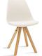 Caron Dining Room Polypropylene Chair White 48x57x80cm