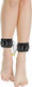Darkness Ankle Restraints With Padlock Cătușe în Culoare Negru
