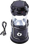 JH-5800T Lanternă Lumini LED Baterie pentru Camping Impermeabil Negru 12W PS-107958