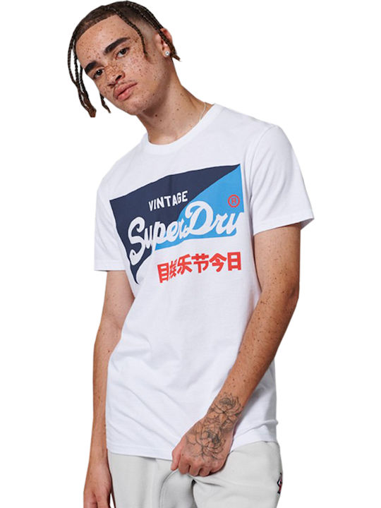 Superdry Men's Short Sleeve T-shirt White