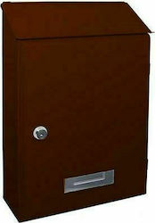 Arte TX0081A Outdoor Mailbox Metallic in Brown Color 23x8.5x36cm Arte TX0081A Outdoor Mailbox Metallic in Brown Color 23x8.5x36cm