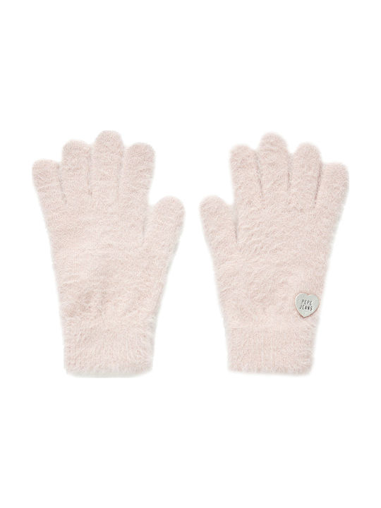 Pepe Jeans Παιδικά Γάντια Ροζ Fura