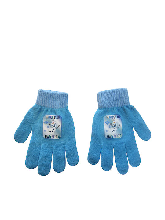 Stamion Knitted Light Blue Gloves