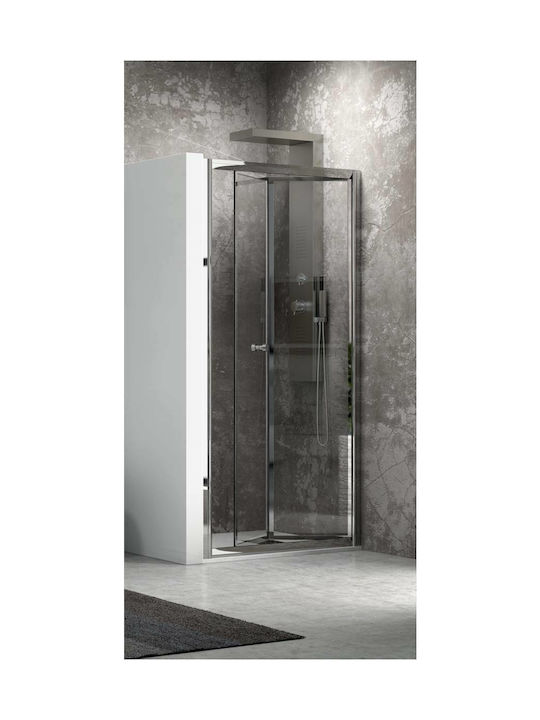 Karag M 4S Shower Screen for Shower with Foldable Door 81x190cm Clear Glass