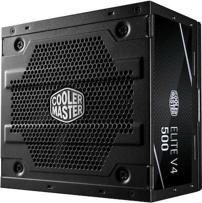 CoolerMaster Elite 500 V4 500W Μαύρο Τροφοδοτικό Υπολογιστή Full Wired 80 Plus Standard