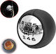 Carman Shift Knob Citroen με 6 for Peugeot 307 Peugeot black