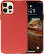Crong Essential Back Cover Δερματίνης Κόκκινο (...