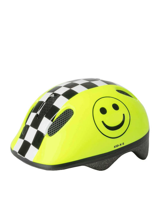 M-Wave Smile Kids' Helmet for Bike & Scooter Yellow