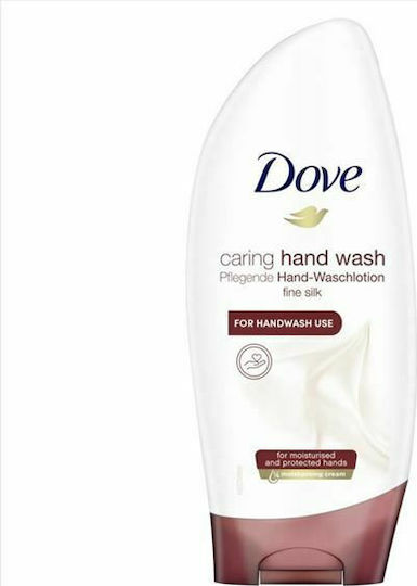 Dove Caring Hand Wash Fine Silk Refill Liquid Soap 250ml