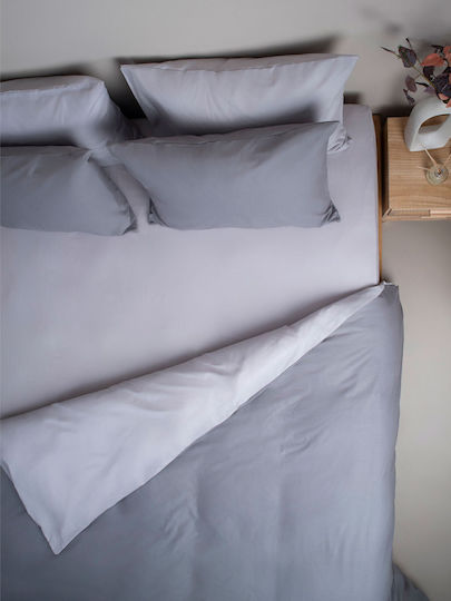 Sunshine Sheet Sets Double 200x250cm. Menta 152 203 Grey 4pcs