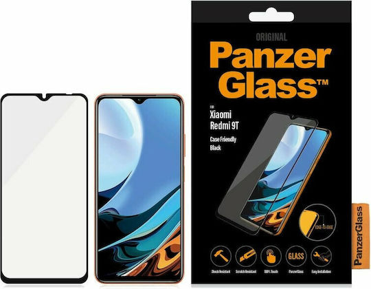 PanzerGlass CF Full Face Tempered Glass (Redmi 9T / Poco M3)