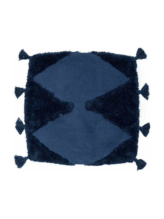 Palamaiki Dekorativer Kissenbezug Alfie aus 100% Baumwolle Blue 45x45cm.