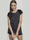 Women's T-shirt Charcoal/Black