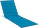 vidaXL Sun Lounger Cushion Blue 200x70cm.